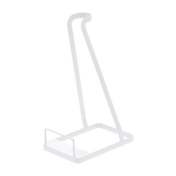 Fun appliance is suitable for dyson vacuum cleaner storage rack bracket dyson hanging rack universal storage rack accessories rack without punching white (vacuum cleaner rack)