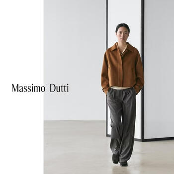 Massimo dutti autumn and winter new 2026 women's retro temperament commuting style short raglan sleeve coat woolen jacket 06409636 caramel s (170/88a)