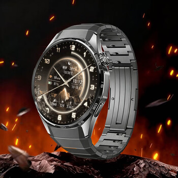 Huawei (huawei) valentine's day gift huawei watch gt6 smart watch emotional health assistant new ovarian assessment for boys and girls, birthday gift for girlfriend and wife, exclusive customization, exclusive for male gods, yadan black + titanium black watch strap