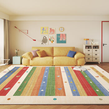 Fantasy anti-fall climbing mat floor mat carpet living room bedroom mat crawling mat dream childlike +4 60 120cm bedside size recommended to be upgraded and thickened