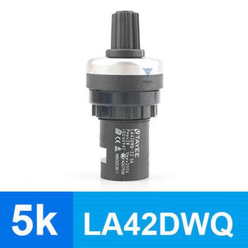 Shanghai inverter 1k2k5k50k potentiometer 10k with knob switch la42dwq-22 precision 100k 5k