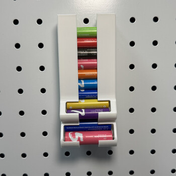 Yusenyi round hole metal perforated plate accessories battery storage box no. 5 + no. 7 battery storage box (aperture 6 holes spacing 16mm) black