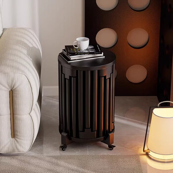 Menile solid wood stool can be stacked six-in-one combination stool for home jenga round stool living room dining table spare stacking dining stool upgraded roller skates + ready for home black-liu-in-one stool