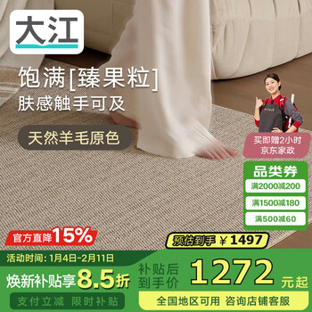 Dajiang dazhai comes standard with new zealand wool carpet for living room 2025 new style light luxury high-end home 200x300cm