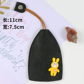 Other/other creative pull-out cute personality female large-capacity car key bag storage volkswagen benz universal compact mini creative zipper key bag black 1 pack