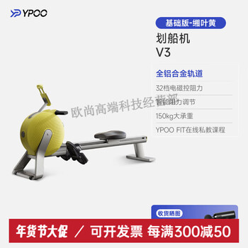 Ypoo ypoo ark rowing machine home fitness self-generating smart magnetic resistance indoor dragon boat training equipment basic version xianyehuang