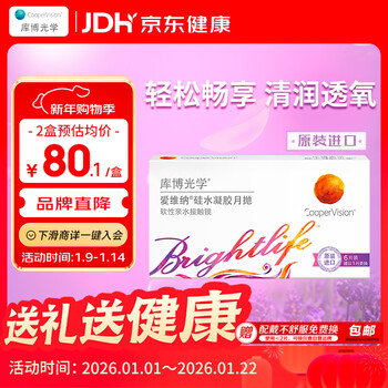 Cooper optics avena transparent contact lenses monthly disposable high oxygen permeable silicone hydrogel imported 6 pieces 550 degrees