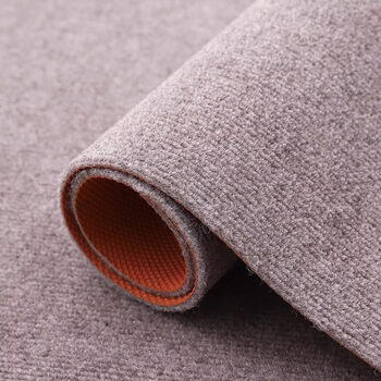 Xinjinngle home bedroom carpet sound-absorbing floor mat whole house children's room thickened soundproofing shock-absorbing mat anti-slip water absorbent dirty resistant beige tpe single stripe 140 200cm