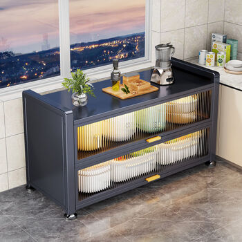 Fantasy kitchen shelf floor-standing storage cabinet side storage cabinet cabinet operation desk door-to-door warranty ten years warranty buy with confidence and worry-free quality