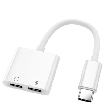 Jin shangma headphone adapter cable three-in-one suitable for apple mobile phone converter lightning to type-c two-in-one charging iphone adapter audio mobile phone adapter type-c to dual type-c