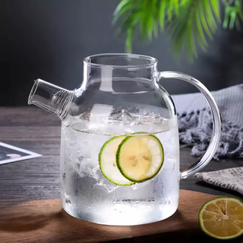 Yusenyi glass cold kettle for tea making summer household large capacity thickened kettle high temperature resistant teapot tea set spout kettle 1600ml pot body 1600ml