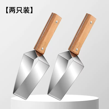 Yusenyi watermelon cutting artifact stainless steel fruit divider watermelon cutting tool triangular cutting knife fruit knife utility knife triangular watermelon cutting (pack of two)