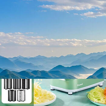 Yusenyi electric vegetable cutter multi-functional scraper grater potato shred artifact slicer electric vegetable cutter (five-knife set)