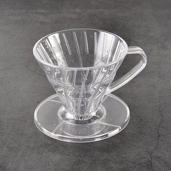 He jiagong coffee filter cup v60 type american coffee funnel portable household coffee utensil resin hand-pour drip cup 2-4 servings resin