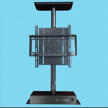 Suitable for lcd tv 360-degree rotating stand, partition wall rotating bracket, rotating plate, tv cabinet base, upgraded version 75-120 inch electric aluminum alloy