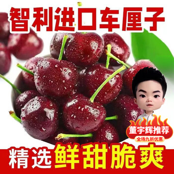 Fat donglai same style 5j cherries 10kg chilean cherries dried fruit dried fruits wholesale 1g (net weight) 5 bags