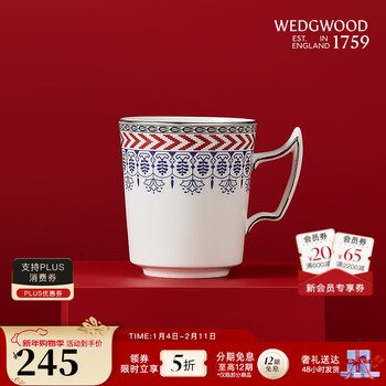 Wedgwood flash sale enjoy the festival bone china teacup and saucer teapot mug coffee cup and saucer exquisite afternoon tea enjoy the festival mug 283ml