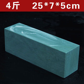 Dripping green ultra-thick natural household natural sharpening stone fine grinding edge coarse grinding oil stone whetstone sharpener dang stone extra fine dang stone dripping green 4 pounds more than 25*7*5cm