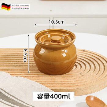 Tuojin earthenware stew pot, water-proof stew for one person, steamed egg stew pot with lid, chinese style shaxian snack ceramic soup pot