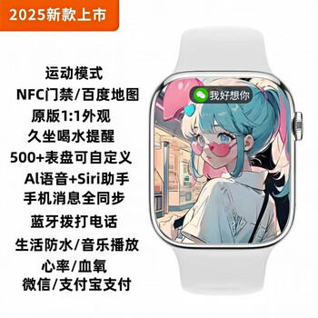 Other home 2025 new north s10 smart watch bluetooth watch bluetooth payment nfc full function spot wholesale silver ts10-dual payment-map-message reminder