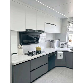 Yusenyi integrated cabinet house style quartz stone countertop sound pet material final special shot 1 meter