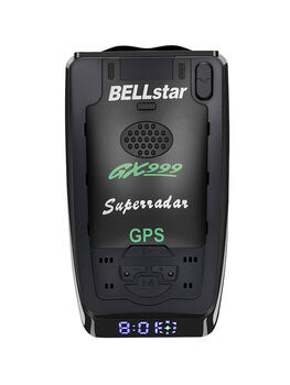 New bell electronic dog speed radar detection cloud intelligent automatic upgrade vehicle flow warning device black standard version