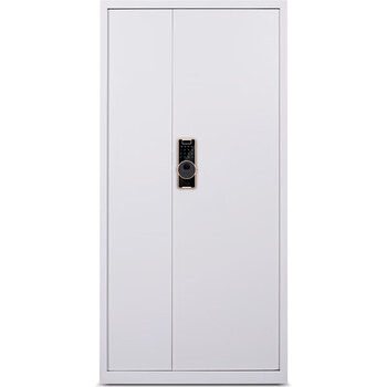 Yizhouxing g1850 all-steel security cabinet vertical version fingerprint password lock height 1850mm width 900mm depth 400mm gray white height 1850mm width 900mm depth 400mm 200kg