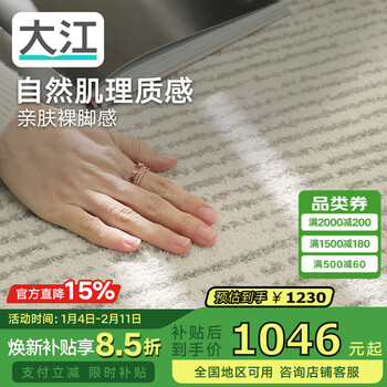 Dajiang luxembourg glue-free carpet living room wash-free waterproof light luxury high-end french bedroom sofa 190x300cm