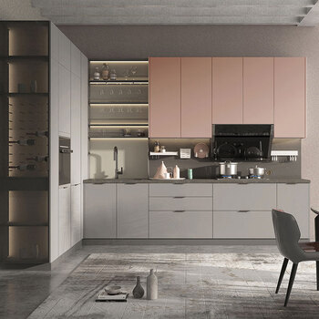 Yonghuan zhibang integrated cabinet customization, open kitchen integrated cabinet, xingqing series quartz stone countertop cabinet, customization prepayment (can be offset, free measurement and design at the store)