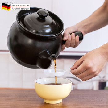 Tuojin decoction pot to cook traditional chinese medicine casserole traditional stew pot pot ceramic pot to cook herbal medicine pot induction cooker electric ceramic stove household decoction pot (200g open flame) quality upgrade 2l