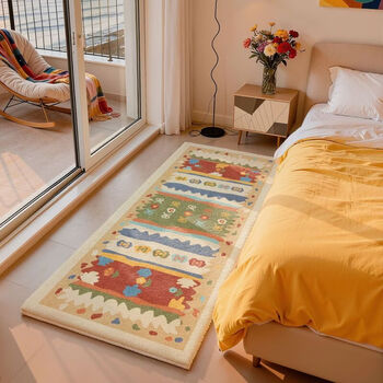 Fantasy bedside blanket girl's room floor mat princess style carpet stain-resistant floor mat atmosphere velvet yy5133 40x60cm