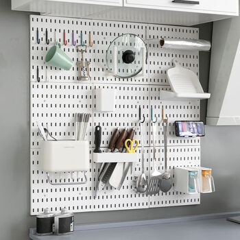 Fantasy style hole board wall storage rack kitchen hole board accessories hook hanging rack