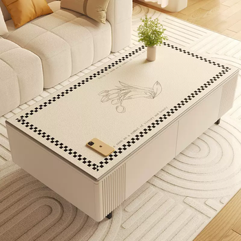Yusenyi cream style coffee table mat light luxury high-end tablecloth waterproof and oil-proof and anti-scalding water-proof coffee table desktop protection beimi 40x50cm