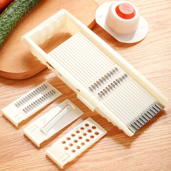 Yusenyi grater potato shred grater artifact radish shredder household multi-functional vegetable cutter grater insert board kitchen thickened 6-piece set