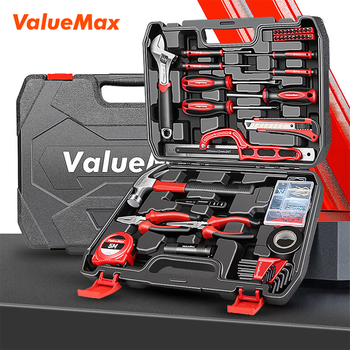 Valuemax home toolbox set 50-piece electrician woodworking portable repair hardware tool set