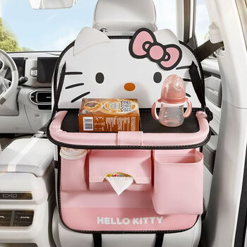 Shantou lincun seat back storage bag hanging bag accessible to rear table trash can car tissue box seat back storage rack integrated sports seat contact customer service for free straps