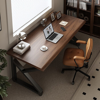 Ouyilang solid wood computer desk desktop home desk bedroom student study desk simple office desk workbench table