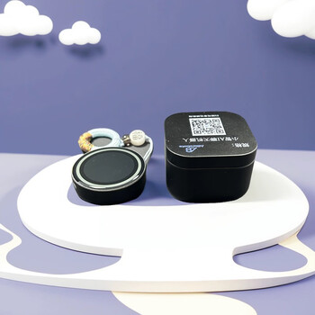 A&t (xiao shisan) xiaozhi moon round screen ai human-computer dialogue artificial intelligence robot cavity high sound quality black upgraded model (tempered glass panel + fine shell + exquisite packaging