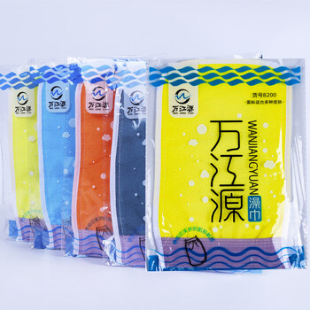 Shantou lincun disposable bathing gloves double layer medium sand fine sand wholesale special 2000 bath towels