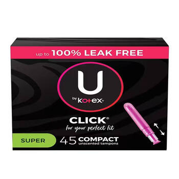 U by kotex~american kotex silk sanitary napkin tampon catheter click plastic short catheter swimming upgrade 45 pieces-short catheter-large size super others