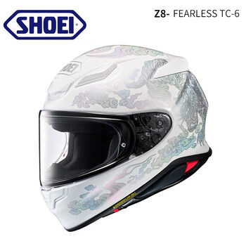 Shoei helmet z8 japan original imported motorcycle men's and women's all-season full helmet track motorcycle helmet z8-fearless-tc-6 m