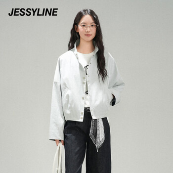 Jessy line2026 spring counter model jessy lai gray versatile short coat for women 612107394 gray xs