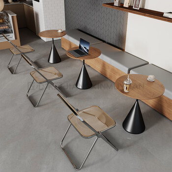 Fantasy industrial style coffee shop table and chair combination milk tea shop dessert shop dining table western restaurant catering commercial bakery shop chair bar stool 500 per meter customized