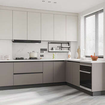 Yusenyi home cabinets open integrated kitchen quartz stone countertop integrated kitchen cabinets oubli home cabinets customized open customized prepayment please pay in advance