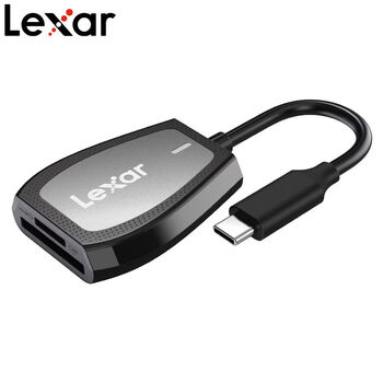 Lexar usb3.2 high-speed card reader sd/tf two-in-one multi-function card reader t high-speed type-c interface tf/sd card reader type-c interface