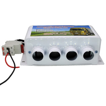 Shantou lincun's new four-hole car electric heater 12v 24v car defog defroster electric heater 12v