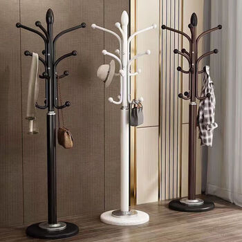 Bahainiao coat rack, floor-standing clothes rack, vertical clothes hanging iron metal bag rack, entrance hall, bedroom large clothes rack