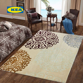 Tsutsuka living room coffee table bedroom study bedside european and american tatami abstract flowers modern pastoral wool carpet carpet 2 2500mm 2500mm