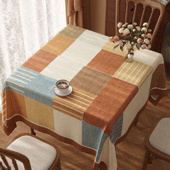 Fantasy square tablecloth no-wash dining table coffee table tablecloth square cover cloth skin-friendly waterproof + roller 80x120cm suitable for desktops around 50x90