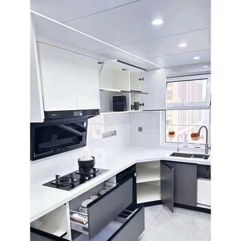 Yusenyi integrated cabinet house style quartz stone countertop sound pet material final special shot 1 meter